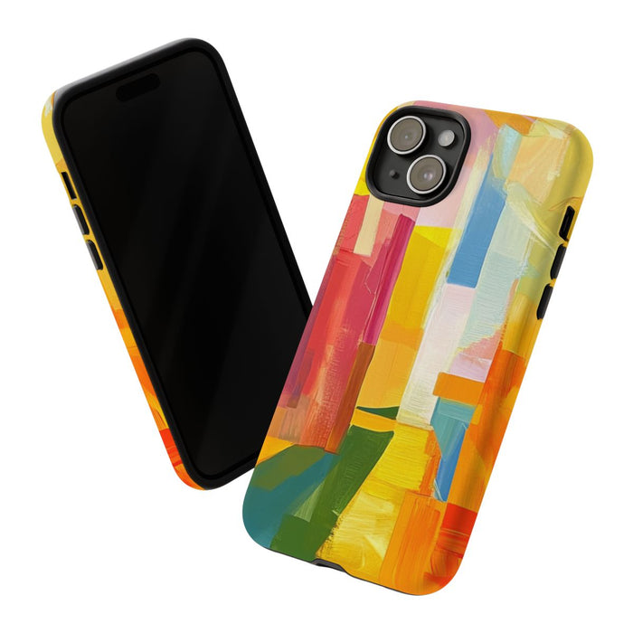 Abstracte Kleurrijke Penseelstreken