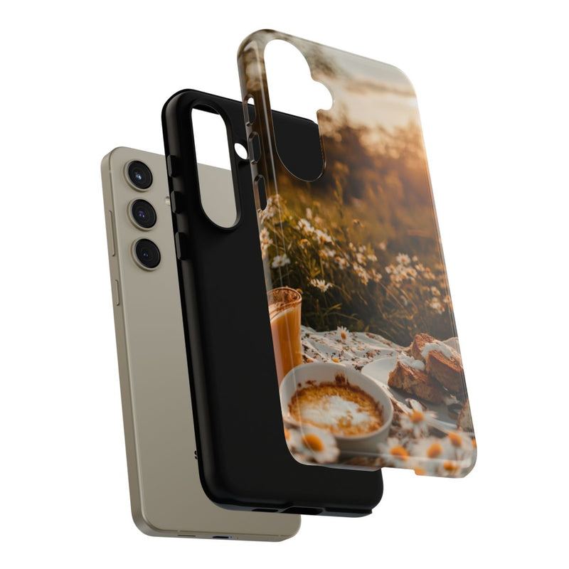 Zonnig Madeliefjesveld Ontbijtscène