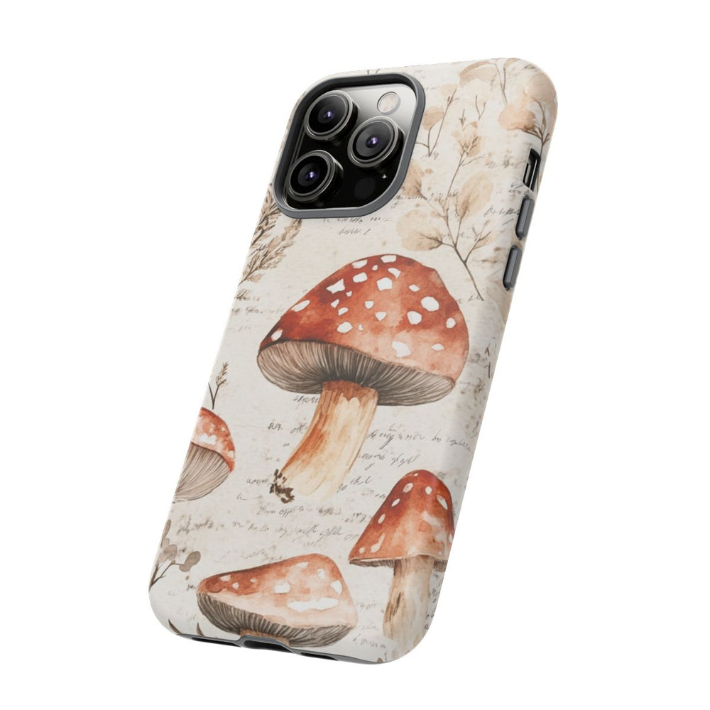 Aquarel Rode Paddenstoelen en Botanische Illustraties