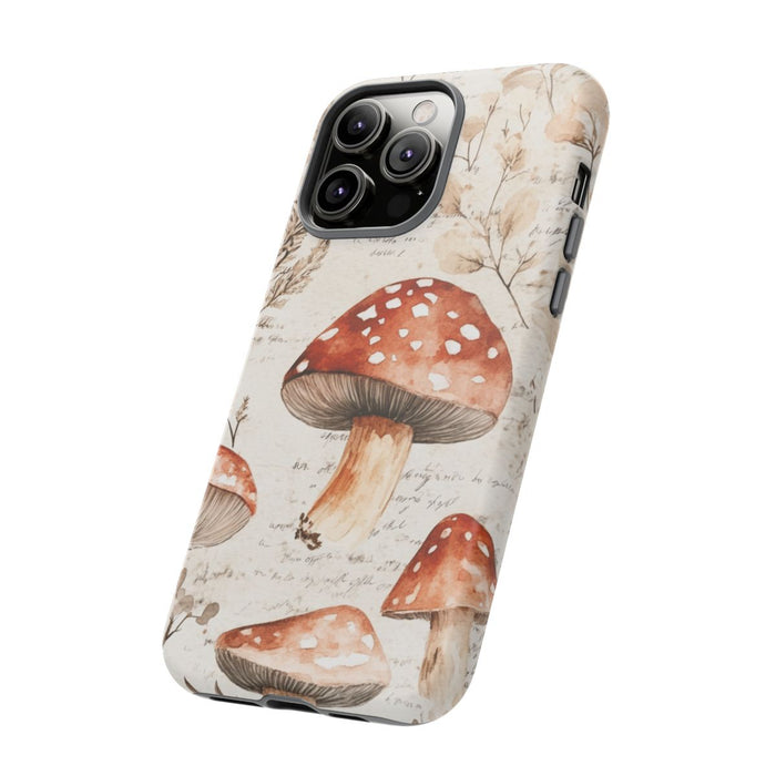 Aquarel Rode Paddenstoelen en Botanische Illustraties