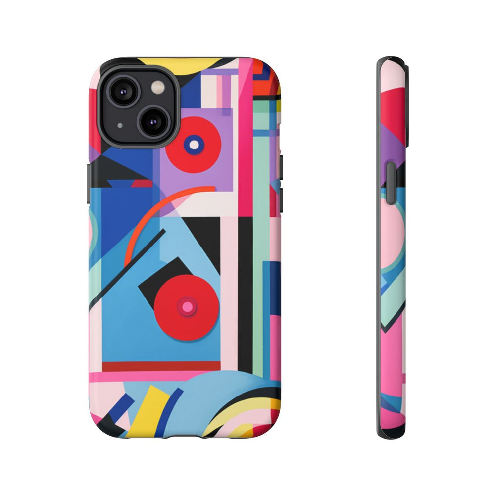 Abstracte Geometrische Vormen in Felle Kleuren