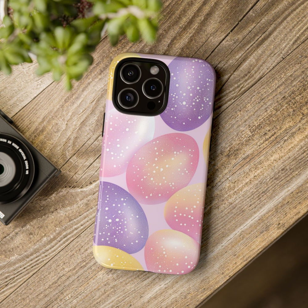 Pastelkleurige Glitter Paaseieren Patroon