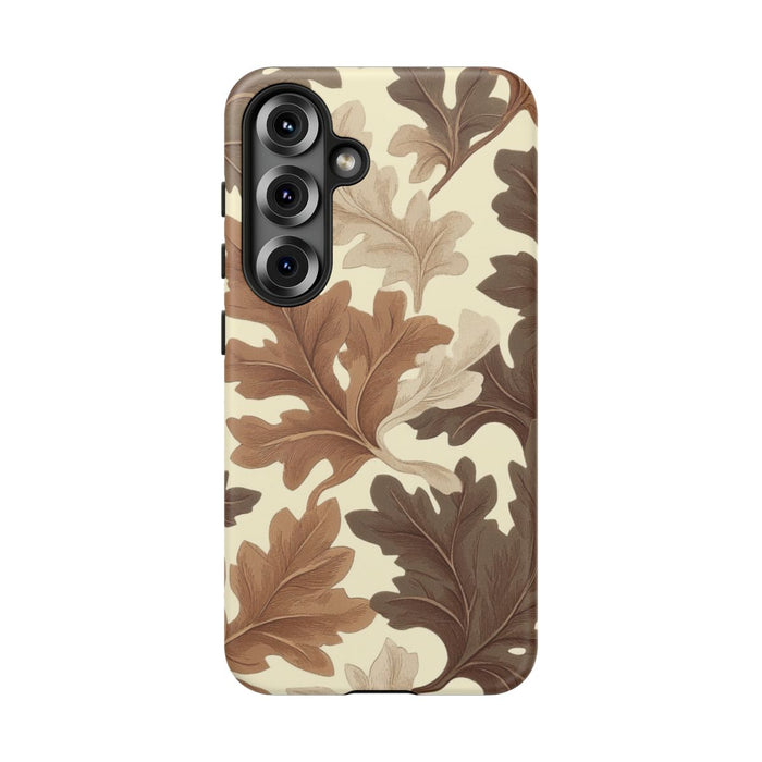 Eikenbladerenpatroon in Neutrale Kleuren