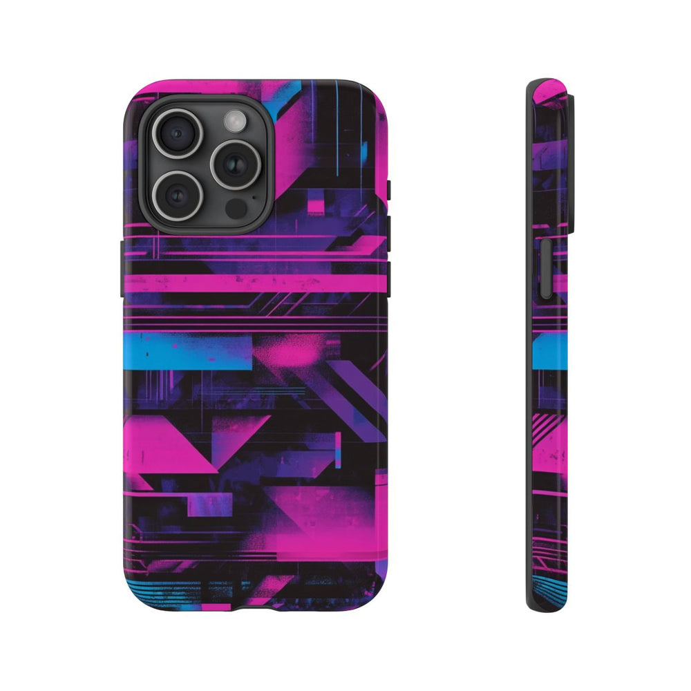 Neon Geometrisch Abstract Patroon