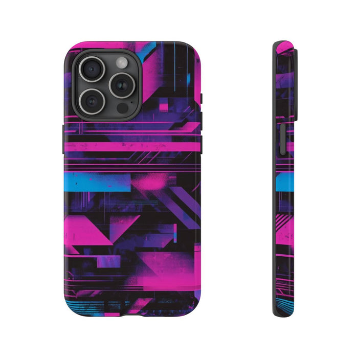 Neon Geometrisch Abstract Patroon