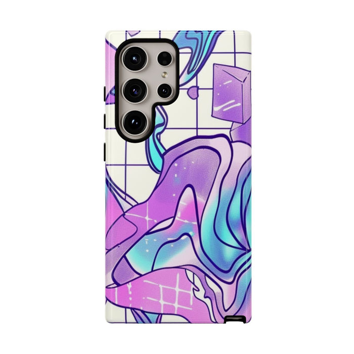 Abstract Kristal Vaporwave Patroon