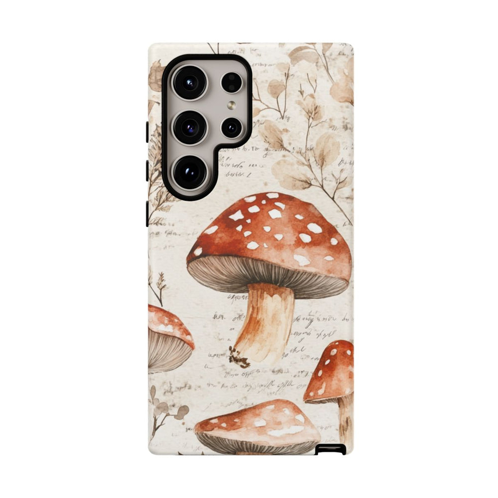 Aquarel Rode Paddenstoelen en Botanische Illustraties