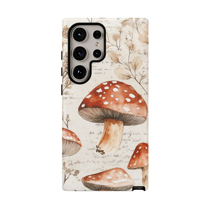 Aquarel Rode Paddenstoelen en Botanische Illustraties