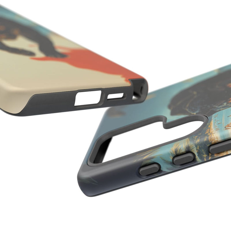 Zwarte Panter op het Strand