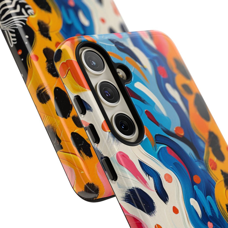Abstract Kleurrijk Zebra Patroon