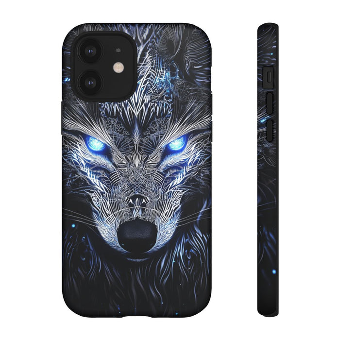 Majestueuze Wolf met Gloeiende Ogen