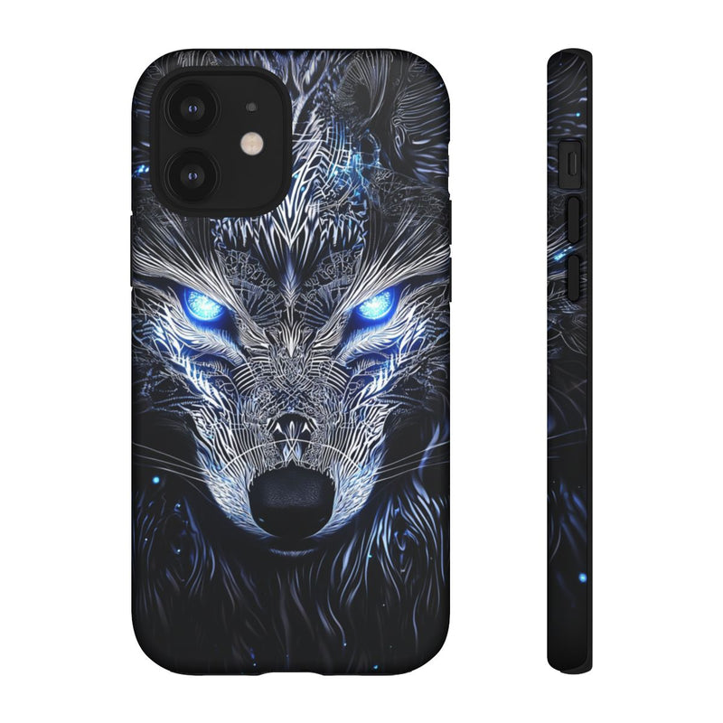 Majestueuze Wolf met Gloeiende Ogen