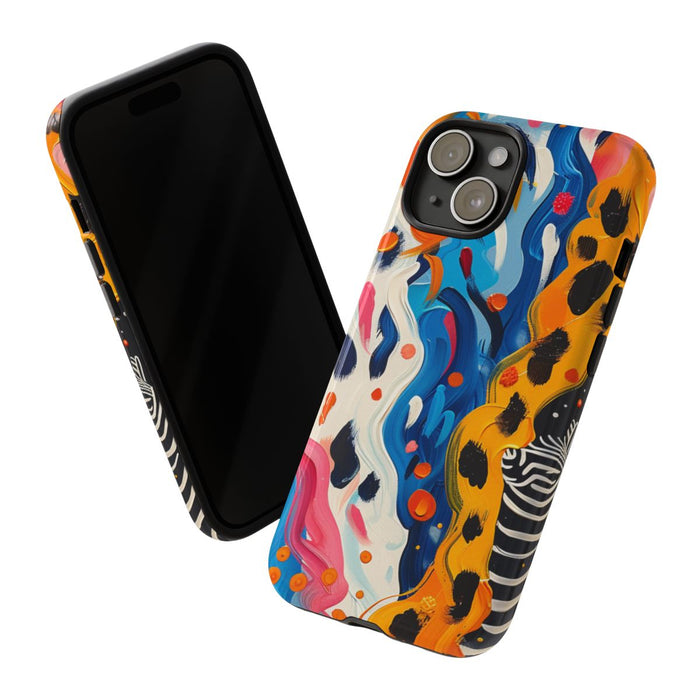 Abstract Kleurrijk Zebra Patroon