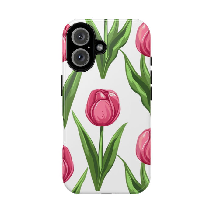 Roze Tulp Bloemenpatroon