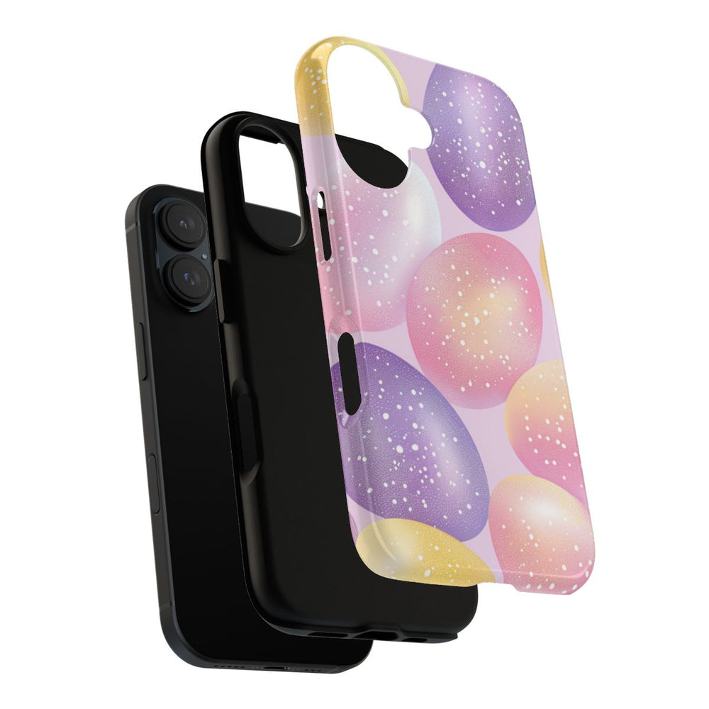 Pastelkleurige Glitter Paaseieren Patroon