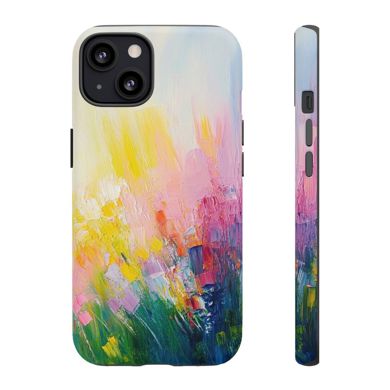 Abstracte Kleurrijke Penseelstreken