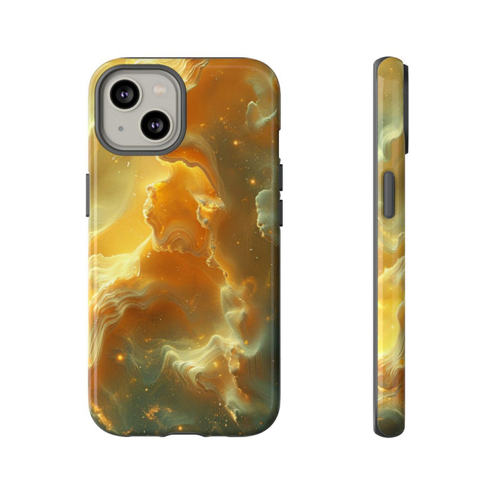 Gouden Nebula Abstract Design