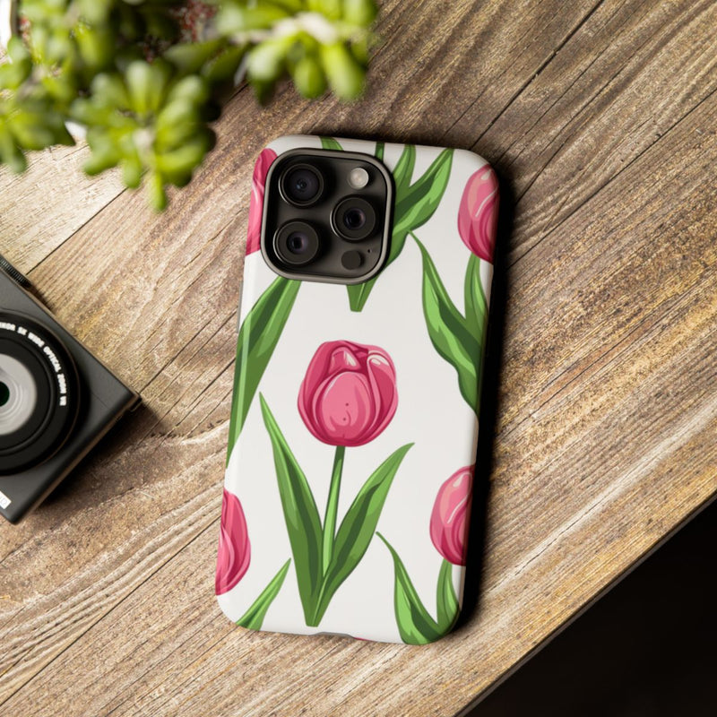 Roze Tulp Bloemenpatroon
