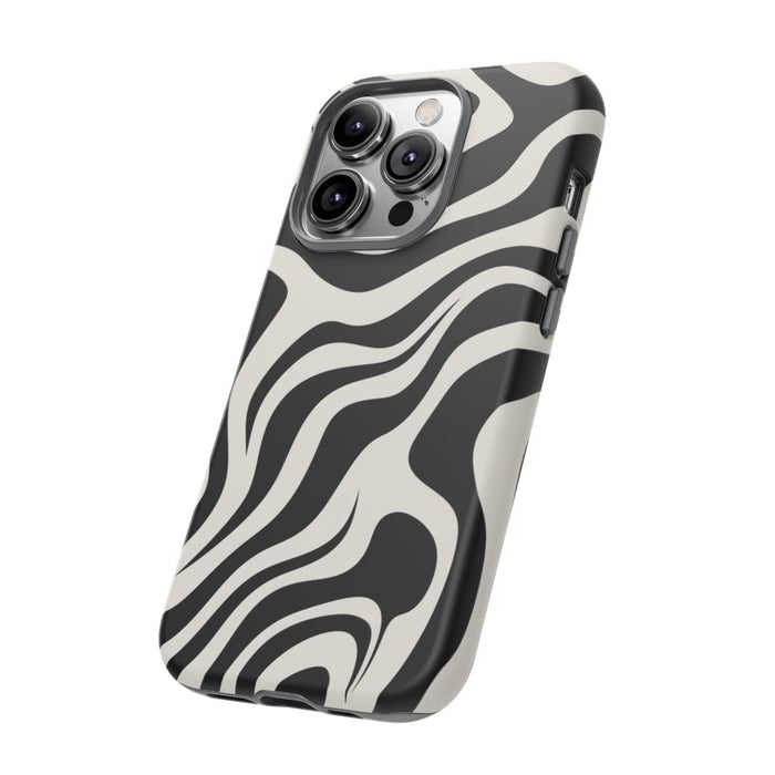 Zwart-Wit Abstract Zebra-Patroon