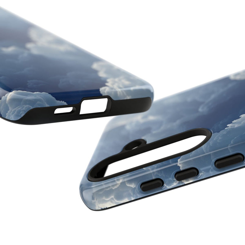 3D Blauw Wolkenpatroon