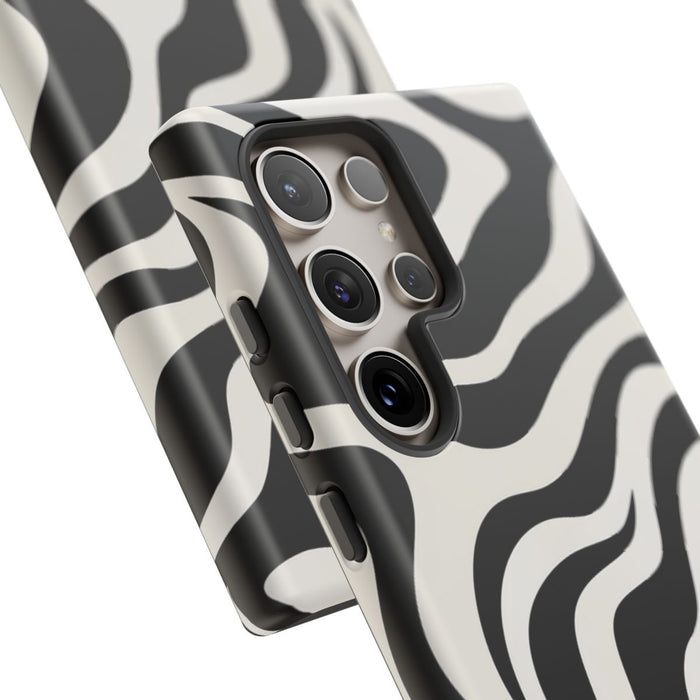 Zwart-Wit Abstract Zebra-Patroon