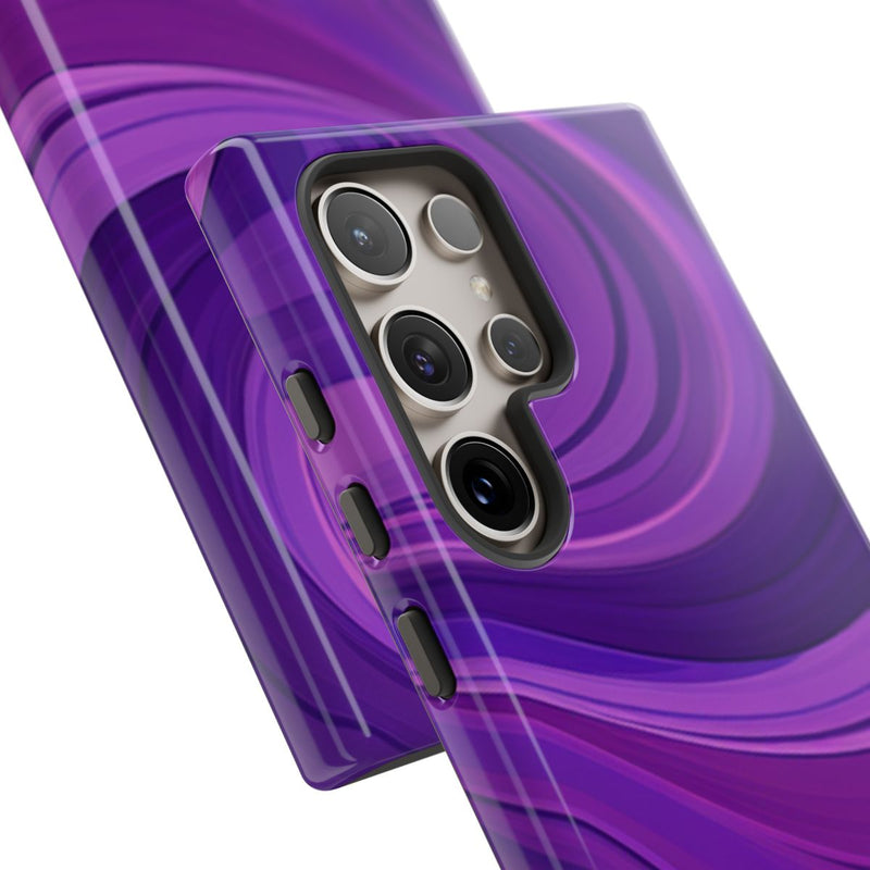 Paars Golvend Abstract Patroon