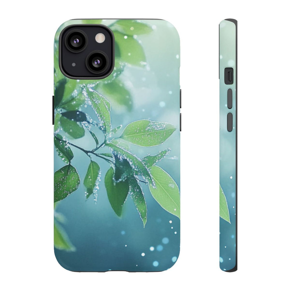 Dauwfrisse Groene Bladeren met Lichtbokeh