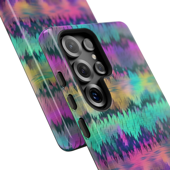 Kleurrijk Glitch Patroon Abstract Design