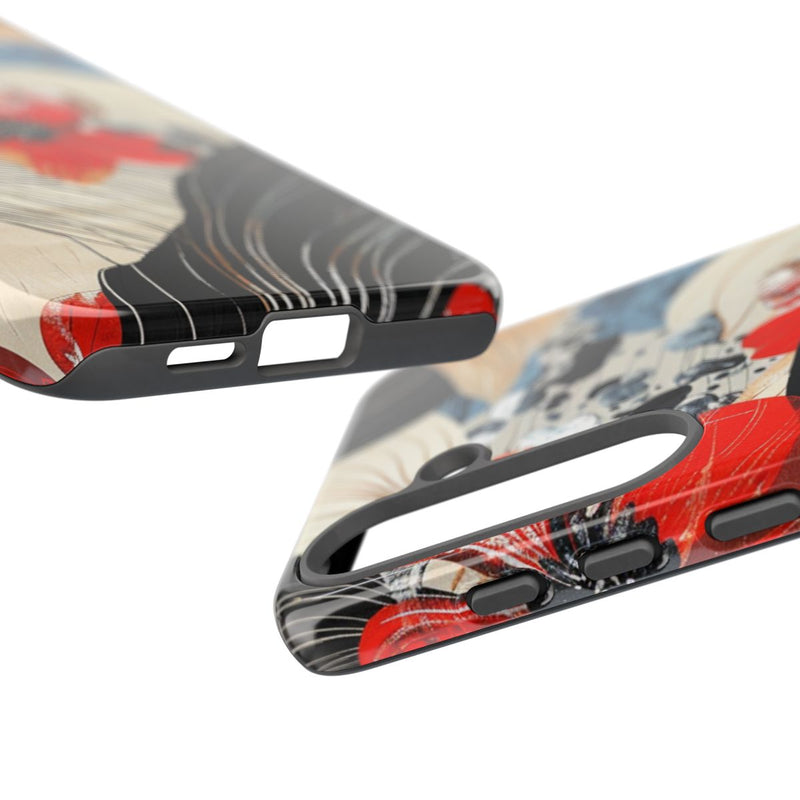 Rood Bloemen Abstract Patroon