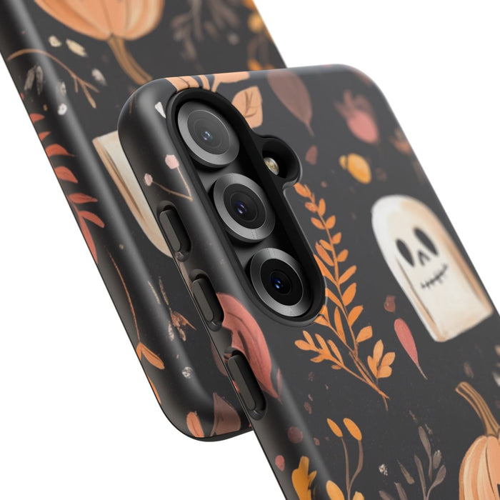 Halloween Pompoen- en Spookmotief