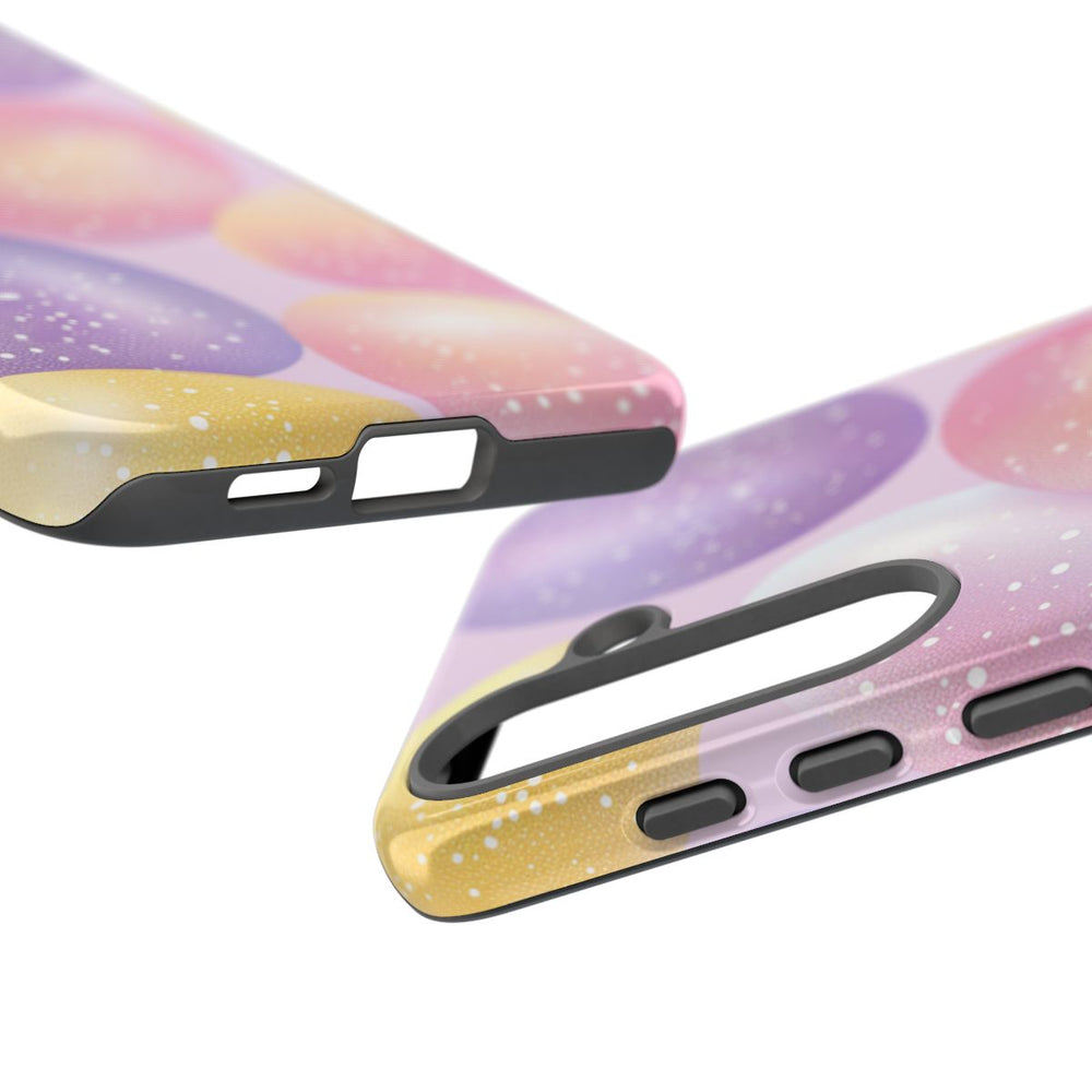 Pastelkleurige Glitter Paaseieren Patroon