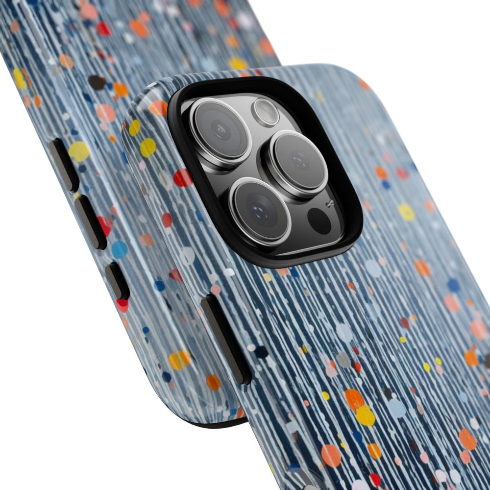 Kleurrijk Abstract Patroon met Dots en Lijnen