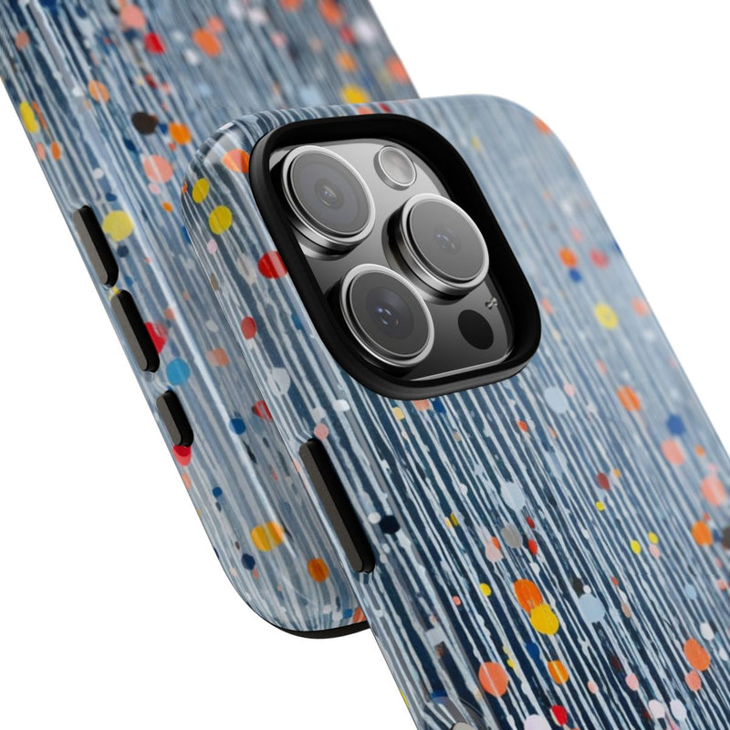 Kleurrijk Abstract Patroon met Dots en Lijnen