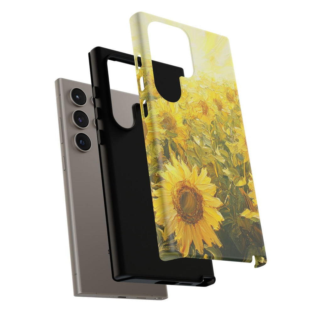 Zonnig Zonnebloemenveld Schilderij