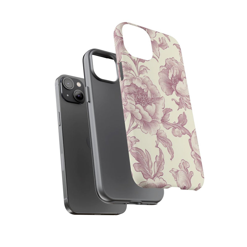 Elegante Victoriaanse Bloemenprint