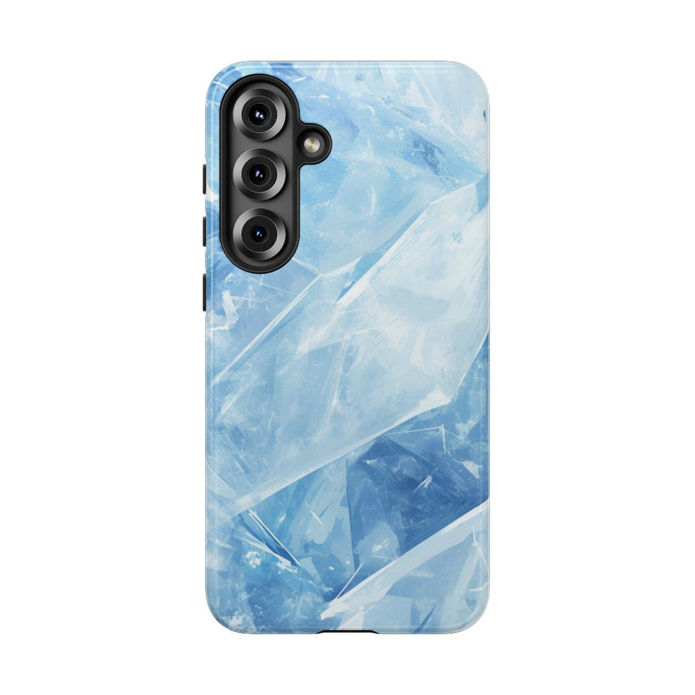 Blauwe IJstextuur
