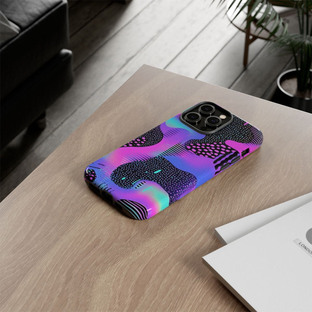 Abstract Neon Vaporwave Patroon