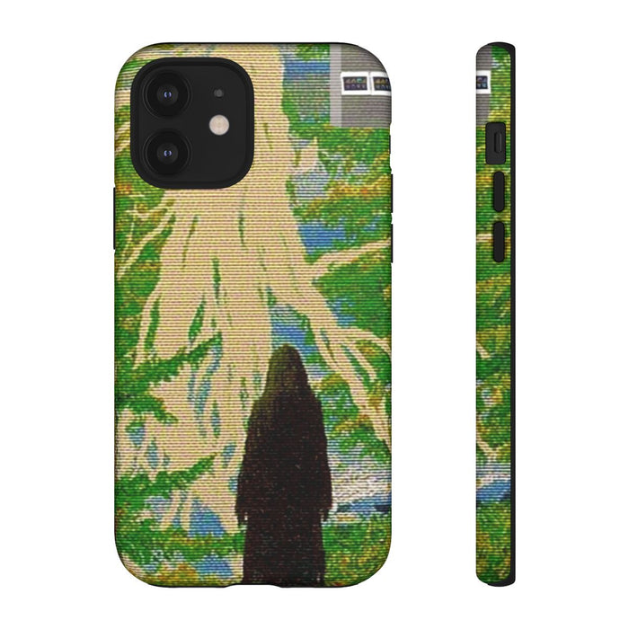 Boslandschap met Geheime Gestalte en Boomwortels