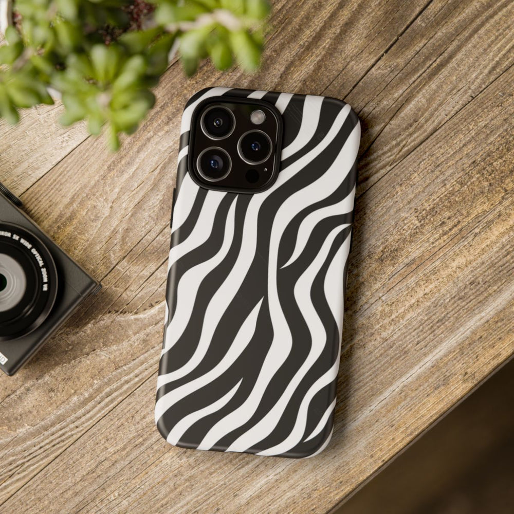 Zwart-Wit Zebra Strepenpatroon