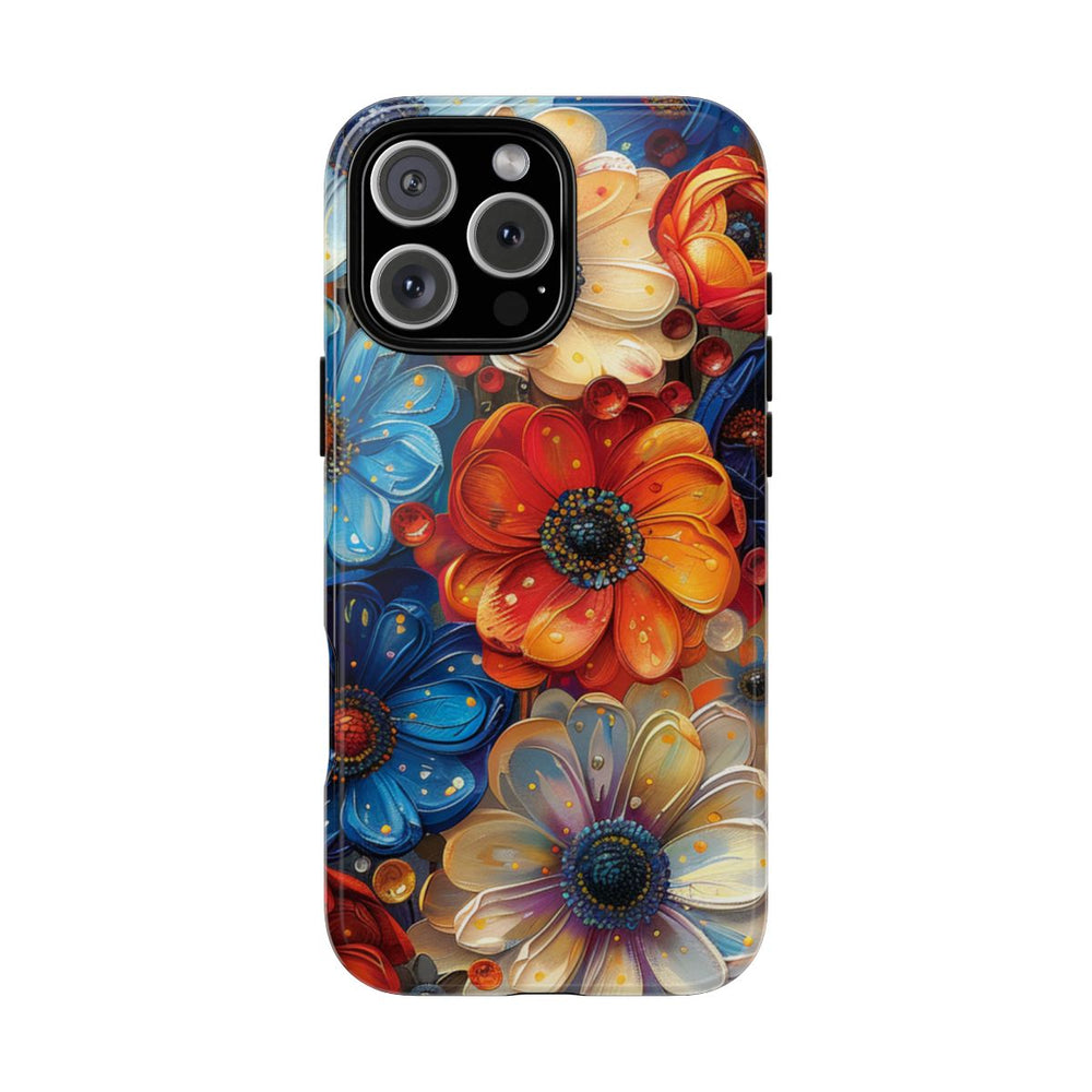 Levendig Abstract Bloemenpatroon
