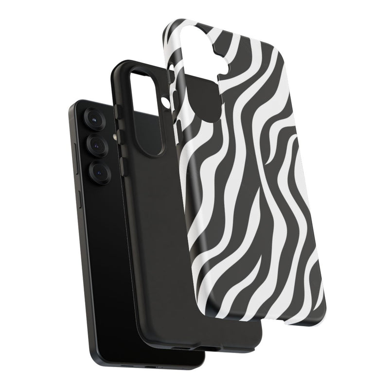 Zwart-Wit Zebra Strepenpatroon