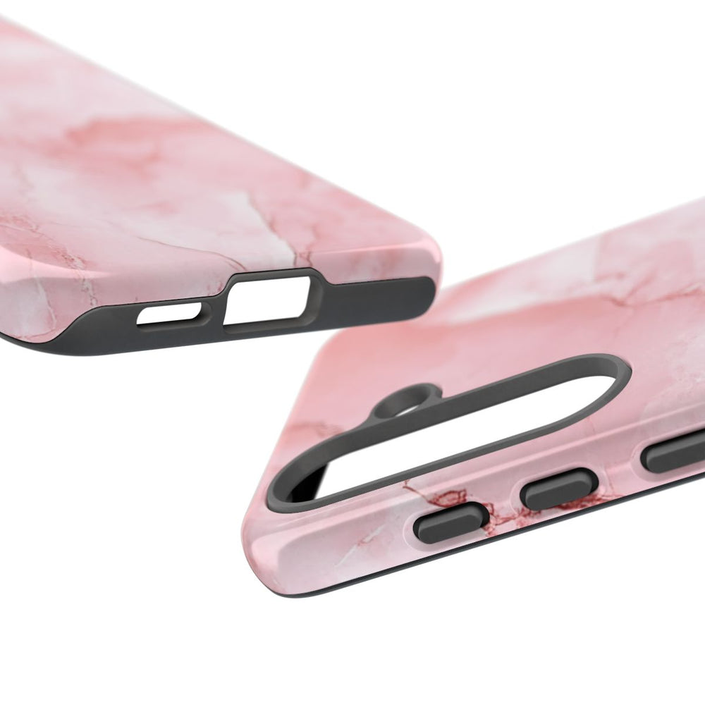 Roze Marmerstructuur met Glanzende Afwerking