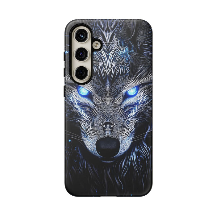 Majestueuze Wolf met Gloeiende Ogen