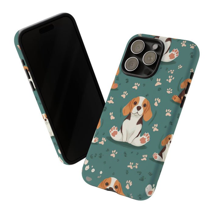 Beagles met Pootafdrukken Patroon