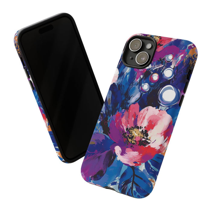 Impressionistische Bloemen en Parel Abstract