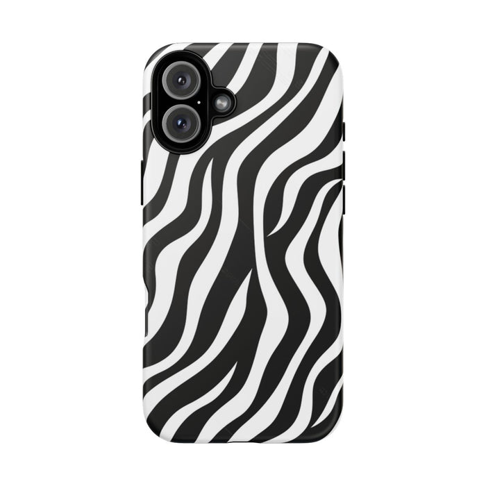 Zwart-Wit Zebra Strepenpatroon