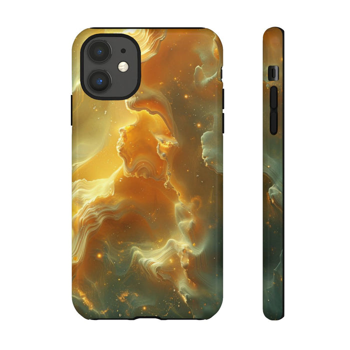 Gouden Nebula Abstract Design