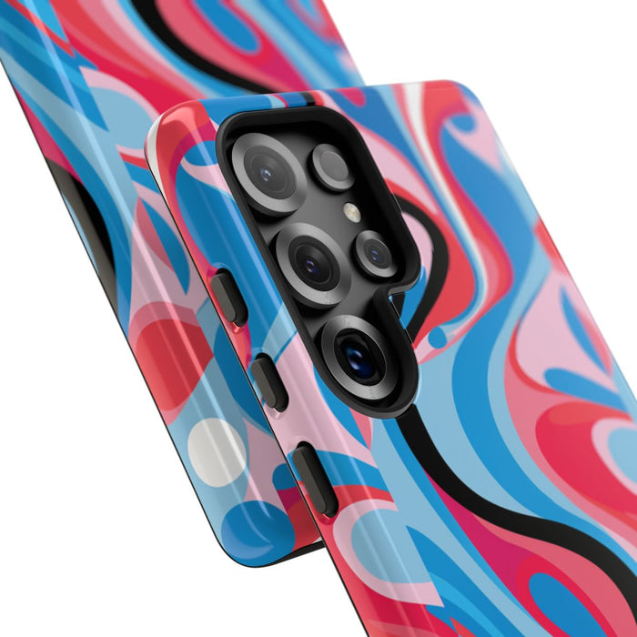 Abstract Kleurrijk Vloeiend Patroon