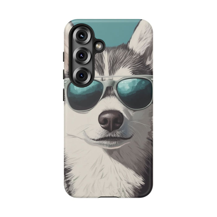Stoere Husky met Zonnebril