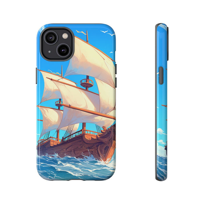 Zeilschip op Blauwe Oceaan